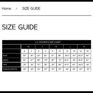 Size Guide
